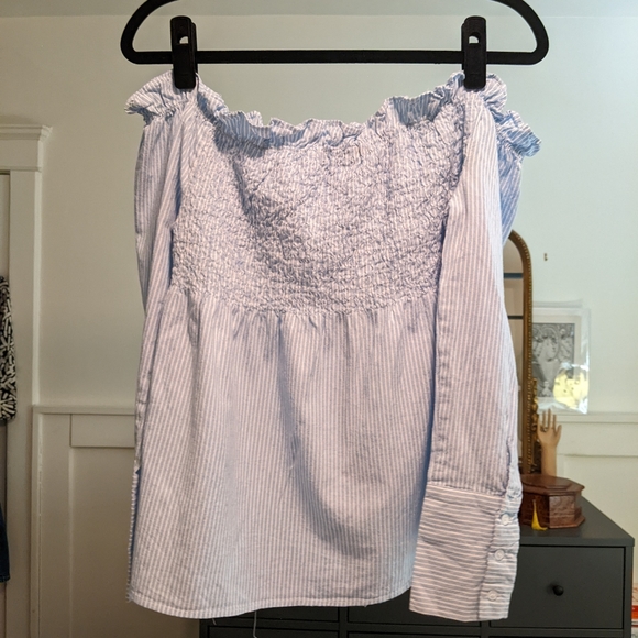 Walter Baker off-shoulder long-sleeve top - Picture 2 of 4